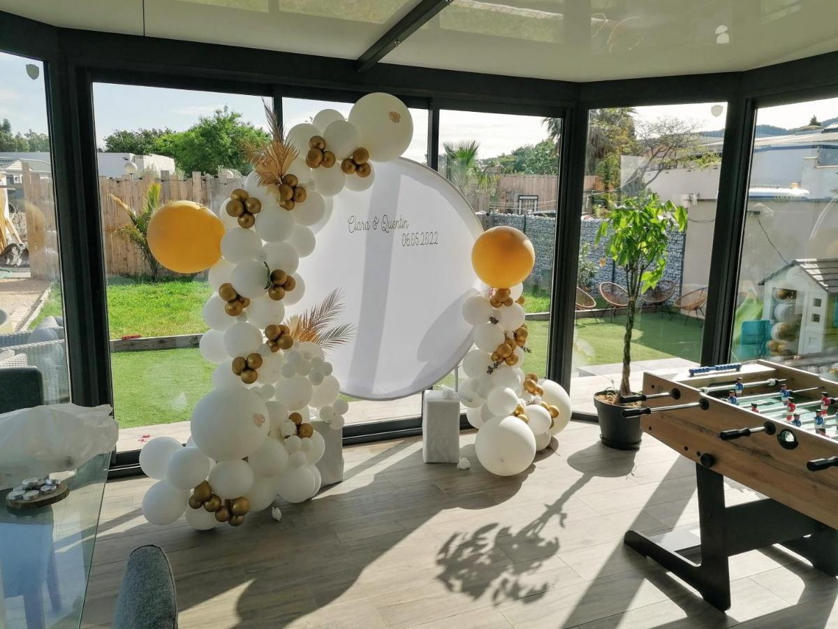 Villa Dali La Garde 260M2 Jacuzzi, Sauna, Piscine, Jardin 500M2, 5 Minutes De La Plage Екстериор снимка
